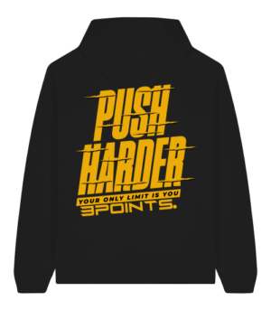 OVERSIZED HOODIE PUSH HARDER FRONTPRINT
