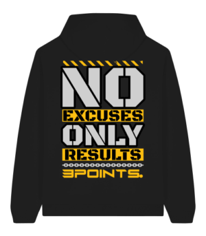 OVERSIZED HOODIE NO EXCUSES BACKPRINT
