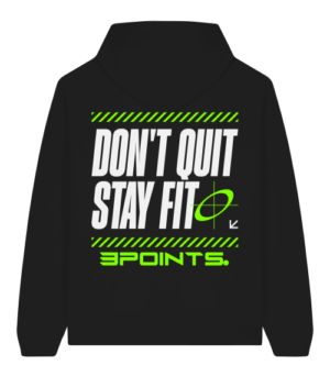 OVERSIZED HOODIE DON´T QUIT BACKPRINT
