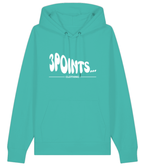 HOODIE 3POINTS... POOL BLUE