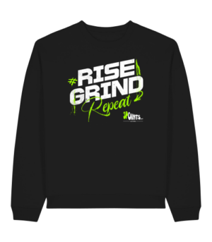 OVERSIZED SWEATER RISE+GRIND FRONTPRINT