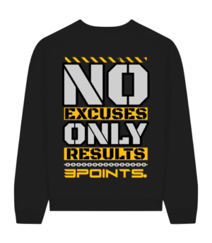 OVERSIZED SWEATER NO EXCUSES BACKPRINT