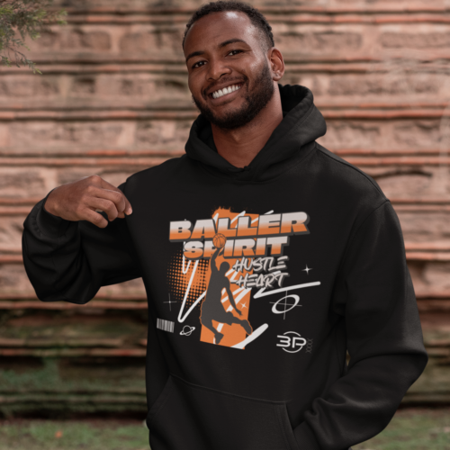 HOODIE BALLERS SPIRIT FRONTPRINT – Bild 2