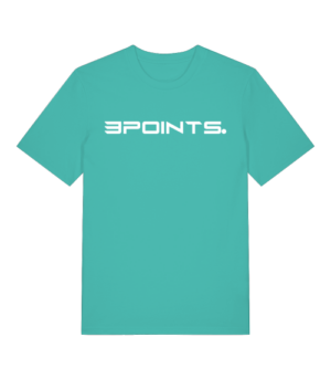 T-SHIRT 3POINTS. POOL BLUE