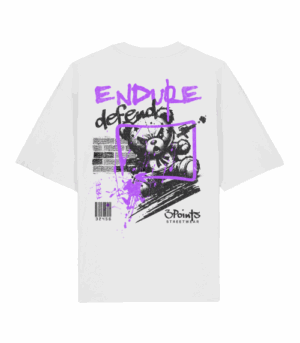 OVERSIZED SHIRT ENDURE WHITE BACKPRINT