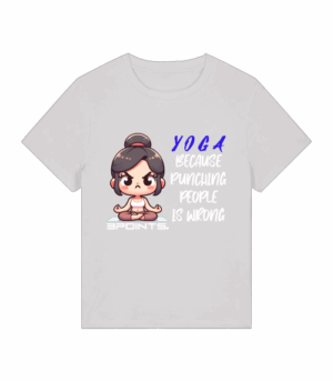 T-SHIRT – YOGA FÜR FRAUEN Cool-Heather-Grey